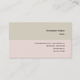 Carte De Visite Immobilier simple professionnel