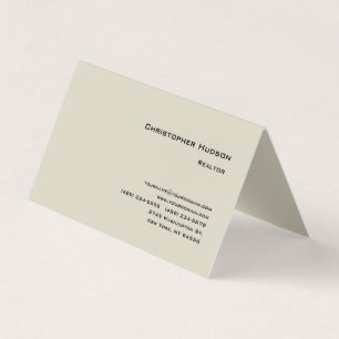Carte De Visite Immobilier simple professionnel