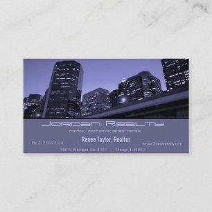 carte de visite immobilier skyline