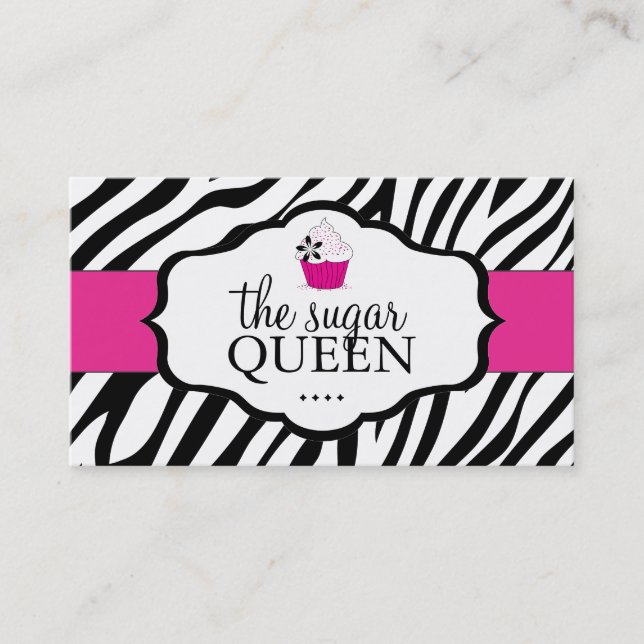 Carte de visite impertinent de petit gâteau de (Devant)