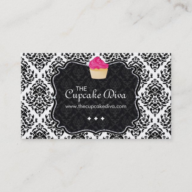 Carte de visite impertinent de petit gâteau de (Devant)