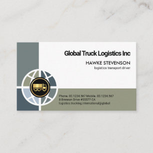 Carte De Visite Importer des lignes globales créatives