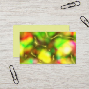 Carte De Visite Impression de métal liquide abstrait