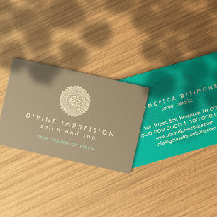 Carte De Visite Impression divine Bleu 2