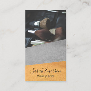 Carte De Visite Impression en cuir Faux   Bloc couleur mode