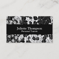 Impression feuille japonaise, noir et blanc