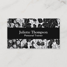 Impression feuille japonaise, noir et blanc