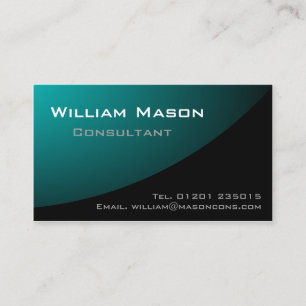 Carte de visite incurvé et professionnel