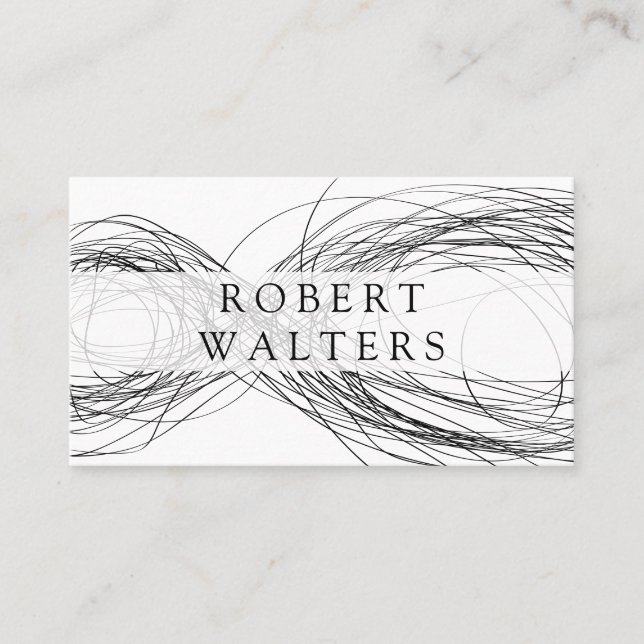 Carte De Visite Infiniti / Travail de ligne expressif (Devant)