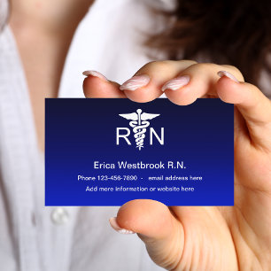Carte De Visite Infirmière Médicale
