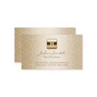 Infirmière Praticien Luxe Or Monogramme