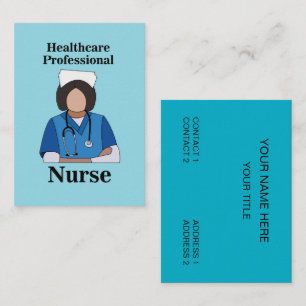 Carte De Visite Infirmière Spécialisée Professionnel de la Santé