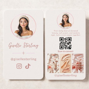 Carte De Visite Influenceur de médias sociaux Instagram TikTok