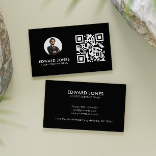 Carte De Visite Informations de contact élégantes et simples en no