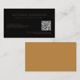 Carte De Visite Infos modifiables minimalistes professionnels
