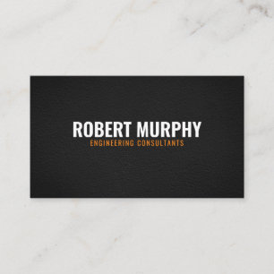 Carte De Visite Ingénieur de construction minimaliste moderne