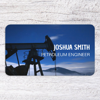 Carte De Visite Ingénieur pétrolier et gazier