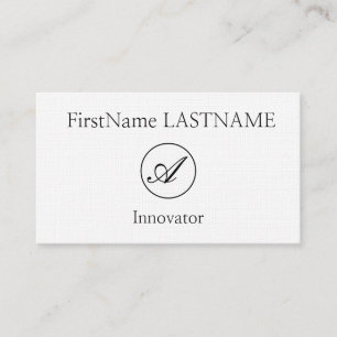 Carte de visite Innovateur Respectable