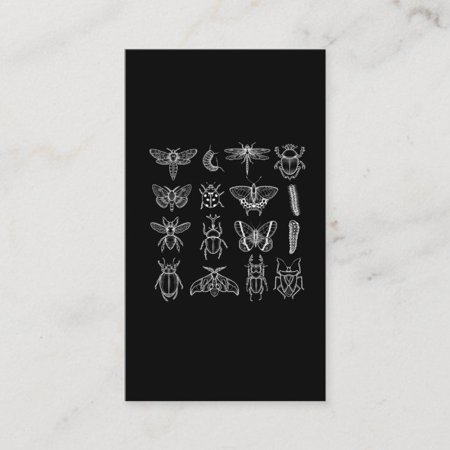 Carte De Visite Insectes Entomologiste Funny Entomologiste Entomol (Devant)