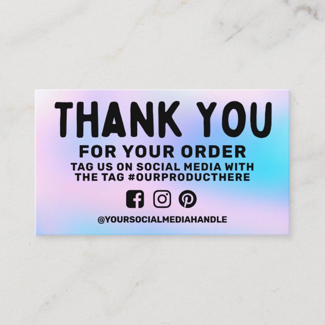 Carte De Visite Insérez-Y Coton (Devant)