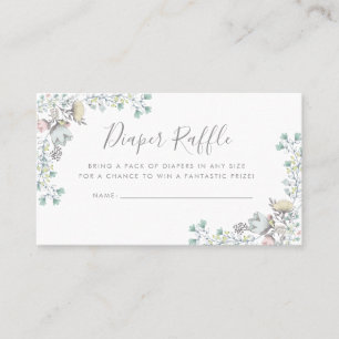 Carte De Visite Insertion d'invitation de baby shower de la