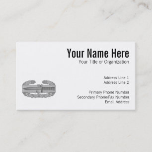 Carte De Visite Insigne d'action de combat