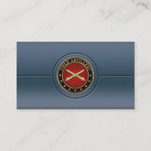 Carte De Visite Insigne de la Direction de l'artillerie de campagn