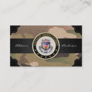 Carte De Visite Insigne régimentaire du Corps AG [3D]