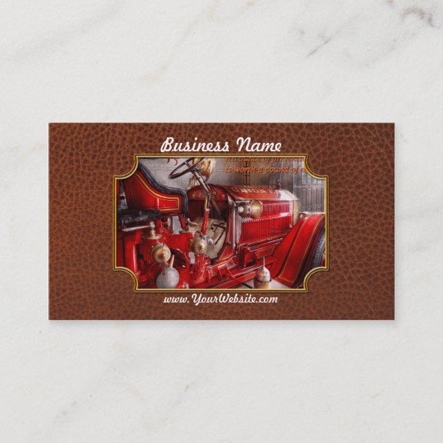 Carte De Visite Inspiration - Camion - En attente d'un appel (Devant)