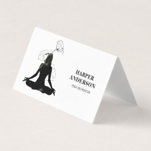 Carte De Visite Inspiration Yoga Instructeur Professionnel 