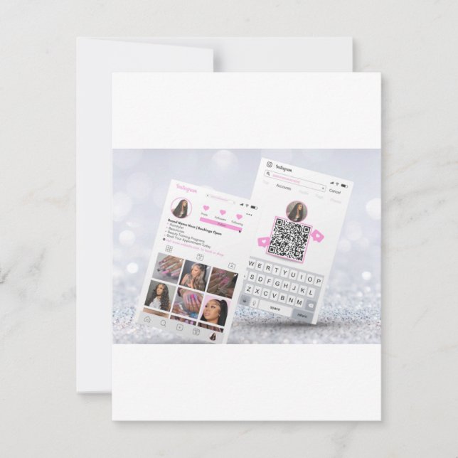 Carte de visite Instagram (Devant)