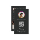 Instagram Dark Thème QR Code 7 Photo Médias sociau