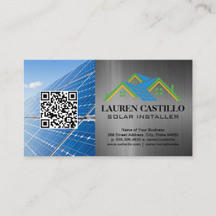 Carte De Visite Installation à domicile   Technologie   Énergie