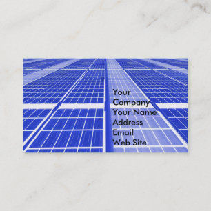 Carte De Visite Installation de panneau solaire