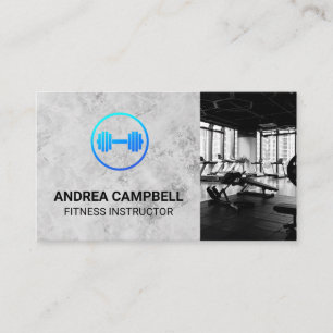 Carte De Visite Instructeur de condition physique   Poids   Salle 