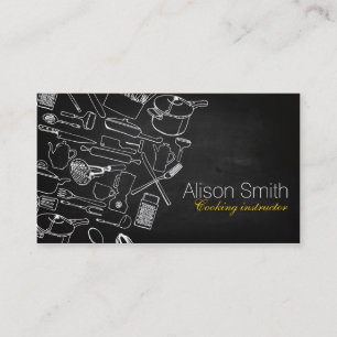 Carte De Visite Instructeur de cuisine / Chef