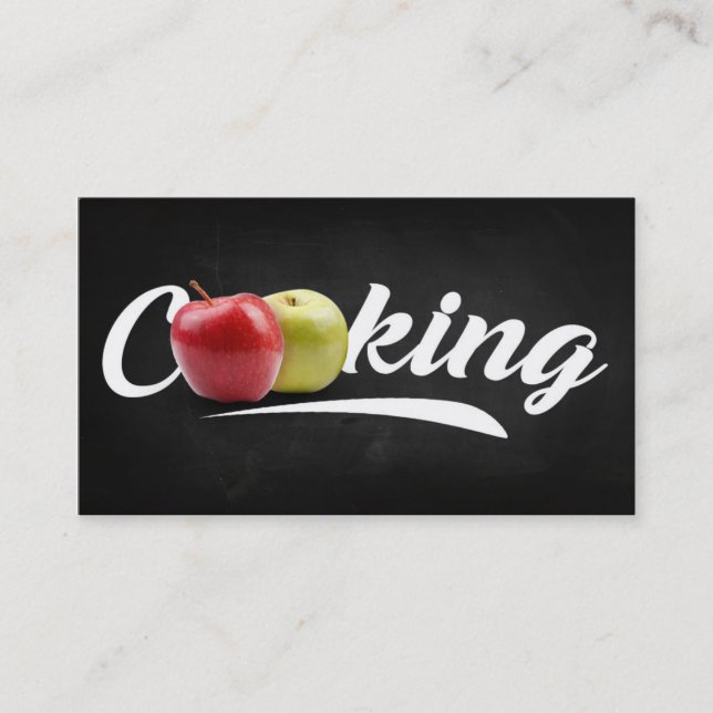 Carte De Visite Instructeur de cuisine / Chef (Devant)