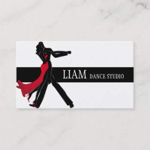 Carte De Visite Instructeur de danse professionnel, leçons, Studio