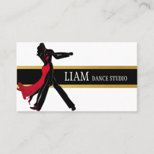 Carte De Visite Instructeur de danse professionnel, leçons, Studio