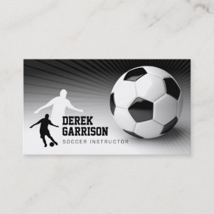 Carte De Visite Instructeur de football Coach