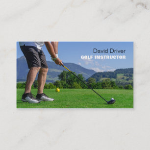 Carte De Visite instructeur de golf