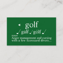 Instructeur de golf drôle  gestion de la colère su