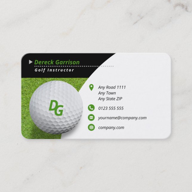 Carte De Visite Instructeur de golf | Master Sport (Devant)