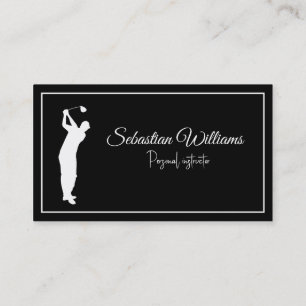 Carte De Visite Instructeur de golf Professeur professionnel Sport