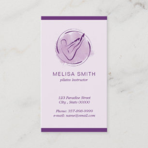 Carte De Visite Instructeur de Pilates