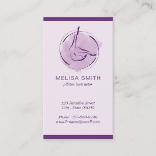 Carte De Visite Instructeur de Pilates