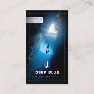 Carte De Visite Instructeur de plongée   Frogman   Sports nautiqu