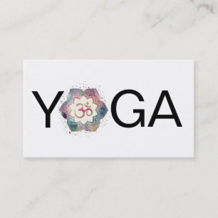 Carte De Visite Instructeur de professeur de mandala de Lotus de
