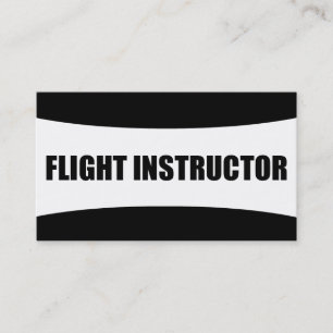 Carte de visite instructeur de vol