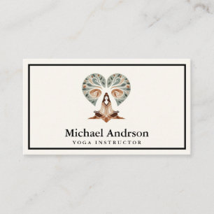 Carte De Visite Instructeur de yoga